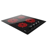 Miniatura 6 de VITROCERAMICA INDEPENDIENTE RADIANTES TEKA TBC 64000 XFL BK 4 ZONAS COCCION ANCHO 60 CM