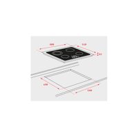 Miniatura 3 de VITROCERAMICA INDEPENDIENTE TEKA TZ 6415 4 ZONAS COCCION ANCHO 60 CM