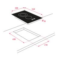Miniatura 12 de ENCIMERA MODULAR TEKA TZC 32320 TTC BK