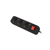 Miniatura 4 de REGLETA LANBERG 3 TOMAS SCHUKO CON PROTECION NEGRA 1.5M