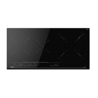 Miniatura 1 de VITROCERAMICA INDUCCION TEKA MASTERSENSE IZC 83620 MST BK NEGRO 3 ZONAS COCCION ANCHO 80 CM