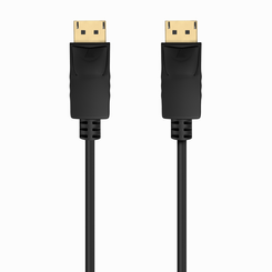 AISENS Cable DISPLAYPORT V1.2 CCS 4K@60Hz, DP/M-DP/M, Negro, 1.0m