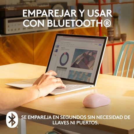 LOGITECH M240 SILENT BT MOUSE ROSE - EMEA-8 08 - Imagen 3 de 7 LOGITECH M240 SILENT BT MOUSE ROSE - EMEA-8 08 - Imagen 3 de 7