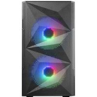 Miniatura 2 de CAJA COMPACTA MICROATX MARS GAMING MC-ME BLACK FRONTAL MESH CON 2 VENTILADORES FRGB 120mm LATERAL DE CRISTAL TEMPLADO SIN FUENTE DE ALIMENTACION