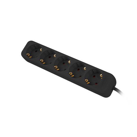 REGLETA LANBERG 5 TOMAS SCHUKO NEGRA 3M - Imagen 4 de 5 REGLETA LANBERG 5 TOMAS SCHUKO NEGRA 3M - Imagen 4 de 5