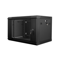Miniatura 1 de ARMARIO RACK LANBERG 6U 600X450X368 AUTO ENSAMBLADO 19" HASTA 60 KG NEGRO