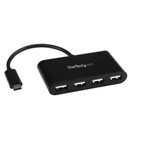 Miniatura 1 de HUB CONCENTRADOR LADRN USBC USB A DE 4 PUERTOS USB 2 .0