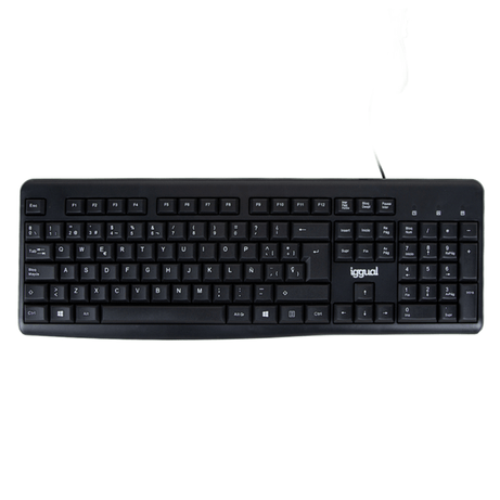 iggual Teclado estándar CK-BASIC2-105T negro - Imagen 1 de 6 iggual Teclado estándar CK-BASIC2-105T negro - Imagen 1 de 6