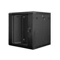 Miniatura 1 de ARMARIO RACK LANBERG 12U 600X600X635 AUTO ENSAMBLADO 19" HASTA 60 KG NEGRO