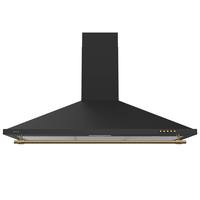 Miniatura 1 de CAMPANA CHIMENEA INFINITON CMPP-RU92 ANCHO 90 CM NEGRA