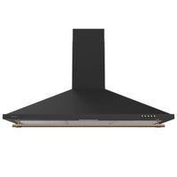 Miniatura 2 de CAMPANA CHIMENEA INFINITON CMPP-RU92 ANCHO 90 CM NEGRA