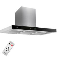 Miniatura 2 de CAMPANA CHIMENEA INFINITON CMPT-CLR92S ANCHO 90 CM INOX
