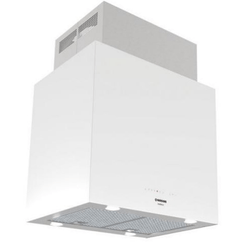 CAMPANA ISLA NODOR ISLA CUBE GLASS WH. ANCHO 90 CM BLANCA