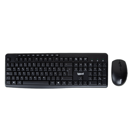 iggual Kit teclado ratón inalámbrico WMK-BASIC - Imagen 1 de 6 iggual Kit teclado ratón inalámbrico WMK-BASIC - Imagen 1 de 6