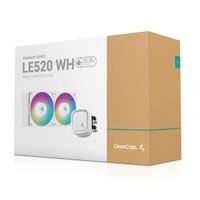 Miniatura 8 de DeepCool LE520 WH Procesador Sistema de refrigeración líquida todo en uno 12 cm Blanco 1 pieza(s)