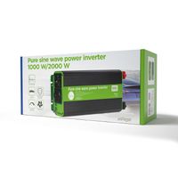 Miniatura 9 de INVERSOR CORRIENTE  DC-AC GEMBIRD  COCHE DE ONDA SINUSOIDAL PURA DE 12 V 1000 W