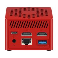 Miniatura 4 de MINIPC LEOTEC INTEL N100 8GB 128GB M.2 WIN11 PRO PRE-INSTAL ROJO