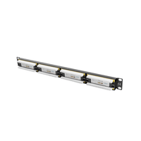 Miniatura 1 de PATCH PANEL LANBERG CAT.6 UTP 24 PUERTOS 1U CAT.6 UTP 19" RACK NEGRO