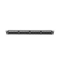 Miniatura 4 de PATCH PANEL LANBERG CAT.6 UTP 24 PUERTOS 1U CAT.6 UTP 19" RACK NEGRO