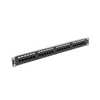 Miniatura 5 de PATCH PANEL LANBERG CAT.6 UTP 24 PUERTOS 1U CAT.6 UTP 19" RACK NEGRO