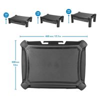 Miniatura 8 de BASE SOPORTE MONITOR 13"/32" STARTECH REGULABLE EN ALTURA MAS CAJON