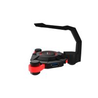 Miniatura 4 de HUB 4 PUERTOS USB 3.0 MARS GAMING MMS2 + SOPORTE CABLE