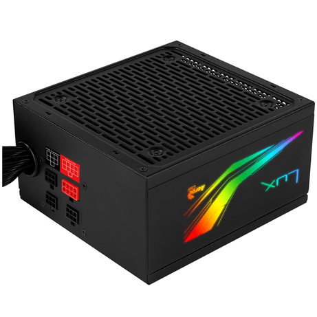 FUENTE ALIMENTACION 550W AEROCOOL LUX 550M RGB 120MM 80+ BRONZE - Imagen 1 de 4 FUENTE ALIMENTACION 550W AEROCOOL LUX 550M RGB 120MM 80+ BRONZE - Imagen 1 de 4
