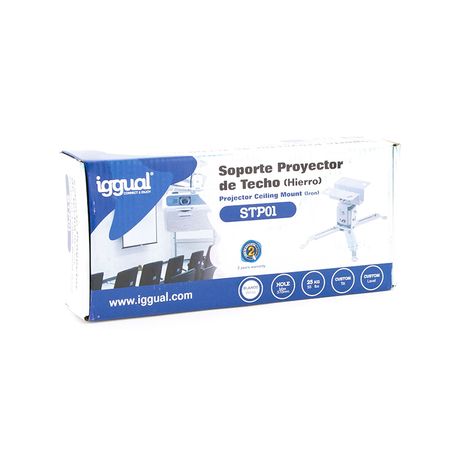 SOPORTE TECHO PROYECTOR IGGUAL STP01 - Imagen 3 de 3 SOPORTE TECHO PROYECTOR IGGUAL STP01 - Imagen 3 de 3