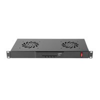 Miniatura 4 de PANEL VENTILACION LANBERG LCD 2 VENTILADORES TERMOSTATO 230V 1U RACK 19 NEGRO
