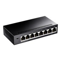 Miniatura 3 de SWITCH 8 PUERTOS 10/100/1000 CUDY GS108 NEGRO