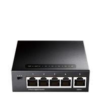 Miniatura 2 de SWITCH 5 PUERTOS 10/100/1000 CUDY GS105 NEGRO