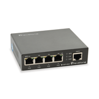Miniatura 1 de SWITCH 5 PUERTOS 10/100/1000 LEVEL ONE POE GEP-0523