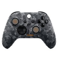 Miniatura 1 de PROTECTOR SILICONA + GRIPS CAMO DIGITAL BLACK FR-TEC | XBOX X/S