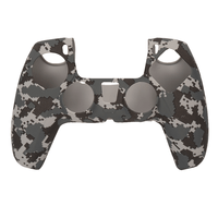 Miniatura 1 de PROTECTOR SILICONA + GRIPS CAMO DIGITAL BLACK FR-TEC | PS5