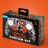 Miniatura 6 de PROTECTOR SILICONA + GRIPS CAMO DIGITAL BLACK FR-TEC | PS5