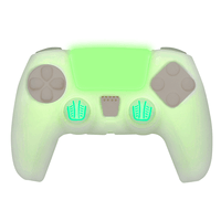 Miniatura 1 de PROTECTOR SILICONA + GRIPS GLOW IN THE DARK FR-TEC | PS5