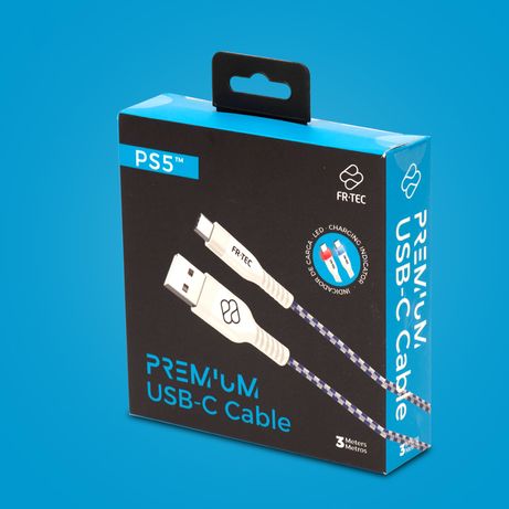 CABLE USB-C FR-TEC PARA PS5 PREMIUM | 3M - Imagen 5 de 5 CABLE USB-C FR-TEC PARA PS5 PREMIUM | 3M - Imagen 5 de 5