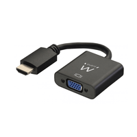 Miniatura 1 de ADAPTADOR HDMI MACHO A VGA HEMBRA EWENT 0.15M
