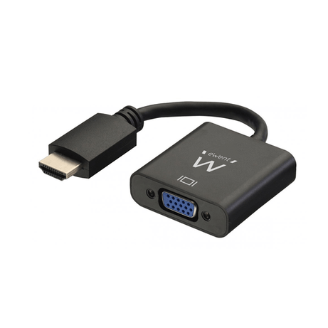 ADAPTADOR HDMI MACHO A VGA HEMBRA EWENT 0.15M - Imagen 1 de 6 ADAPTADOR HDMI MACHO A VGA HEMBRA EWENT 0.15M - Imagen 1 de 6