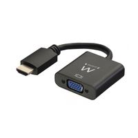 Miniatura 2 de ADAPTADOR HDMI MACHO A VGA HEMBRA EWENT 0.15M