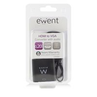 Miniatura 6 de ADAPTADOR HDMI MACHO A VGA HEMBRA EWENT 0.15M
