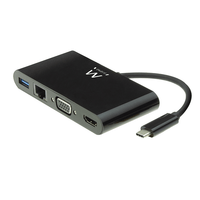 Miniatura 1 de DOCK UNIVERSAL EWENT EW9827 USB-C A HDMI/VGA/RJ45/USB