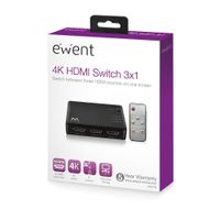 Miniatura 5 de SWITCH HDMI 4K EWENT EW1282 3 PUERTOS
