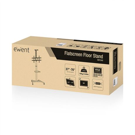 Soporte Movil Suelo Monitores 37-70 Ewent EW1540 - Imagen 6 de 8 Soporte Movil Suelo Monitores 37-70 Ewent EW1540 - Imagen 6 de 8