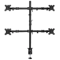 Miniatura 1 de SOPORTE TV MESA 4 MONITORES HASTA 27" EWENT EW1514