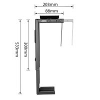 Miniatura 7 de SOPORTE COLGANTE PARA CPU EWENT EW1293 AJUSTABLE METAL