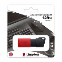 Miniatura 4 de MEMORIA 128GB EXODIA KINGSTON USB 3.2 (BLACK + RED)