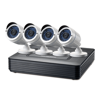Miniatura 1 de KIT VIDEOVIGILANCIA LEVEL ONE DSK-4001 8 CANALES 4 CAMARAS + GRABADOR