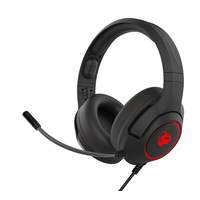 Miniatura 1 de AURICULARES + MICRO COOLBOX DEEPCHROMA GAMING NEGRO RGB