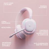 Miniatura 13 de AURICULARES INALAMBRICOS GAMING LOGITECH G735 LIGHTSYNC RGB - BLANCOS